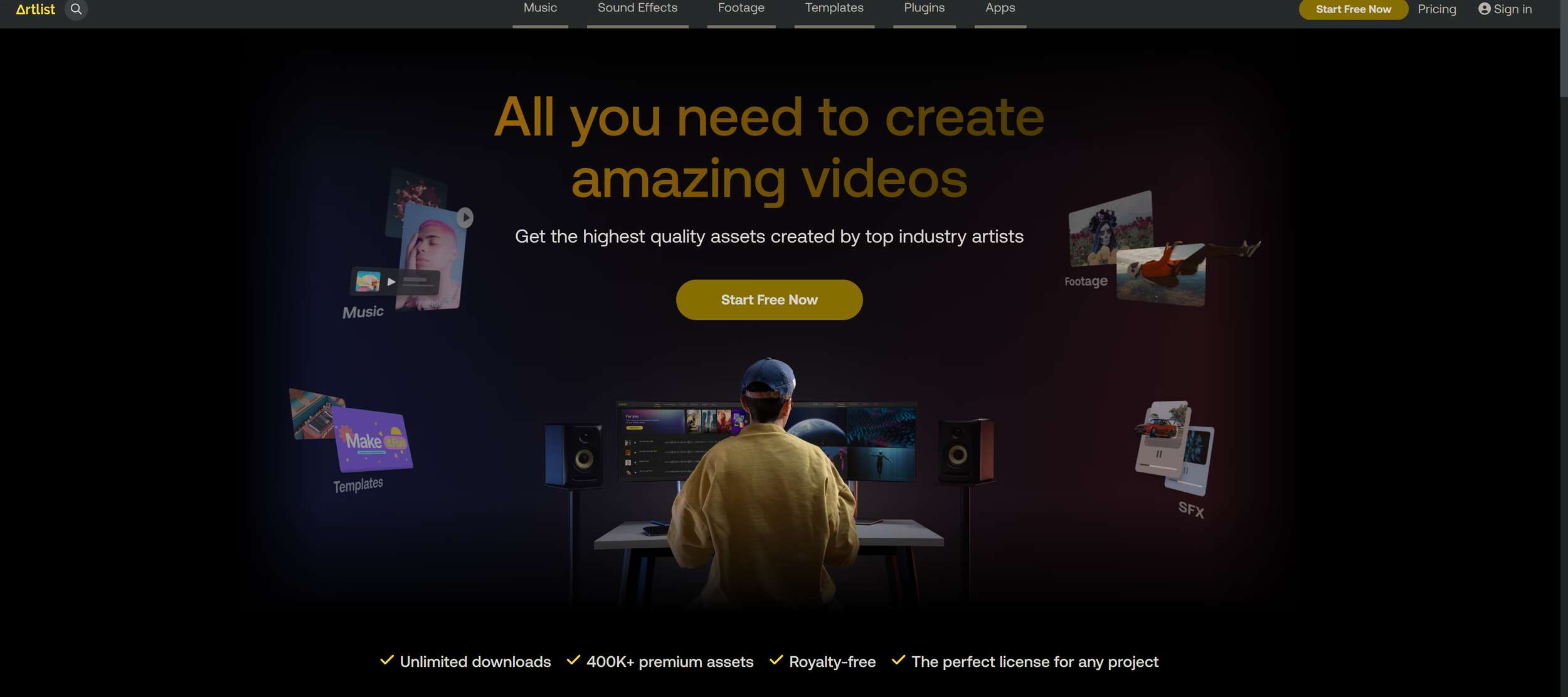 The royalty-free music market consumed by AI